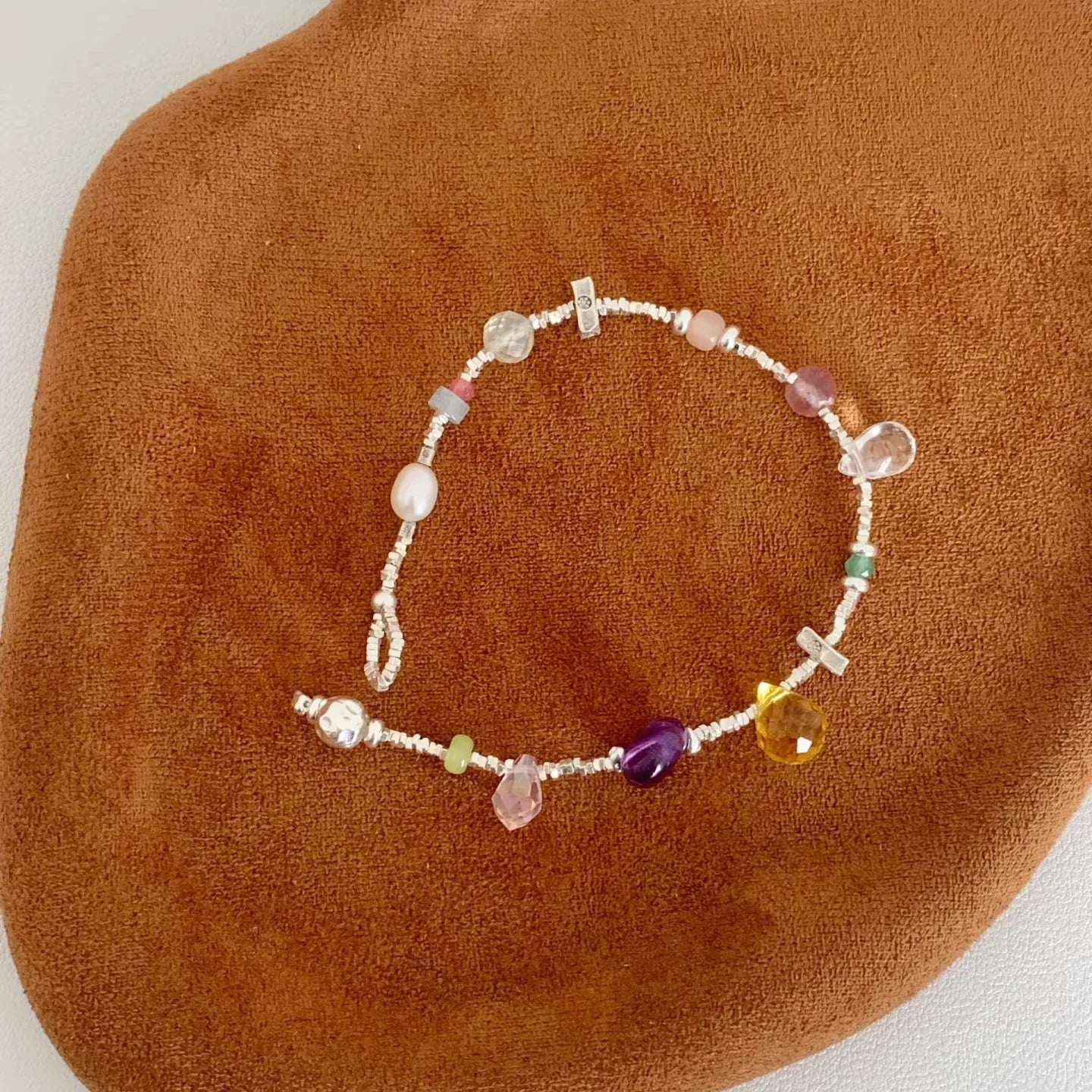 Candyhouse Crystal Silver Bracelet