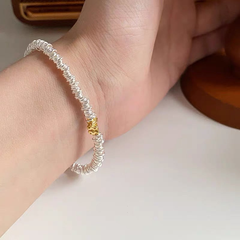Dual Tone – Sterling Silver Bracelet