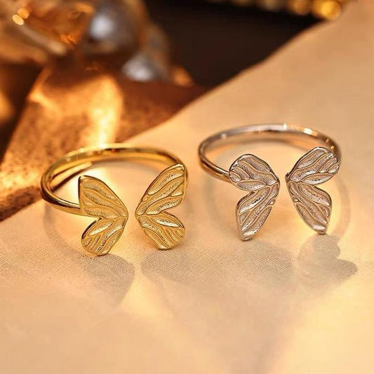 Vintage Flutter – Sterling Silver Butterfly Ring