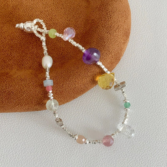 Candyhouse Crystal Silver Bracelet