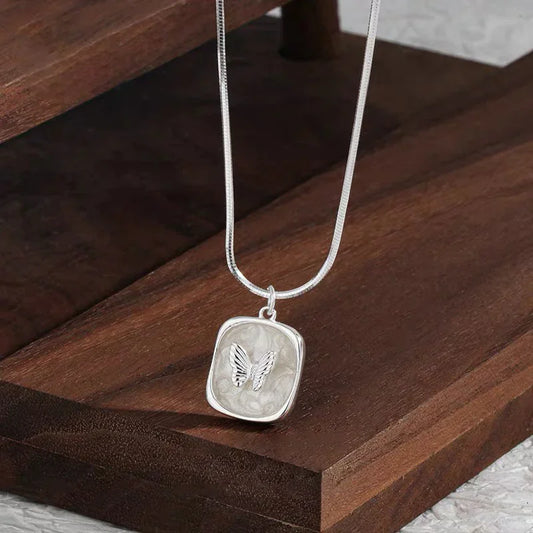 Escape of the Butterfly – Sterling Silver Necklace