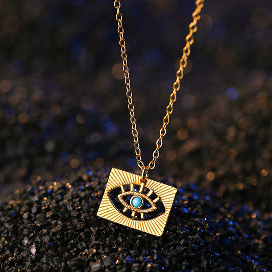 Evil Eye Turquoise Necklace