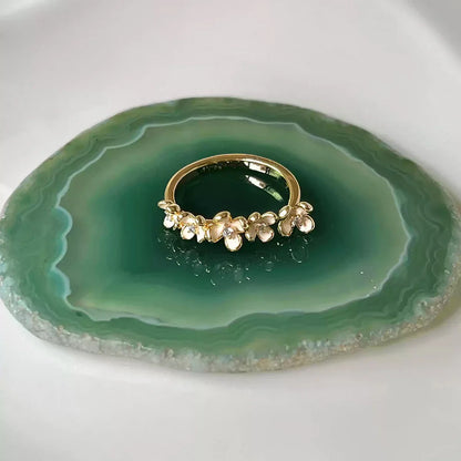 French Spring Enamel Ring