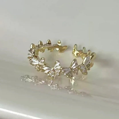 French Spring Enamel Ring