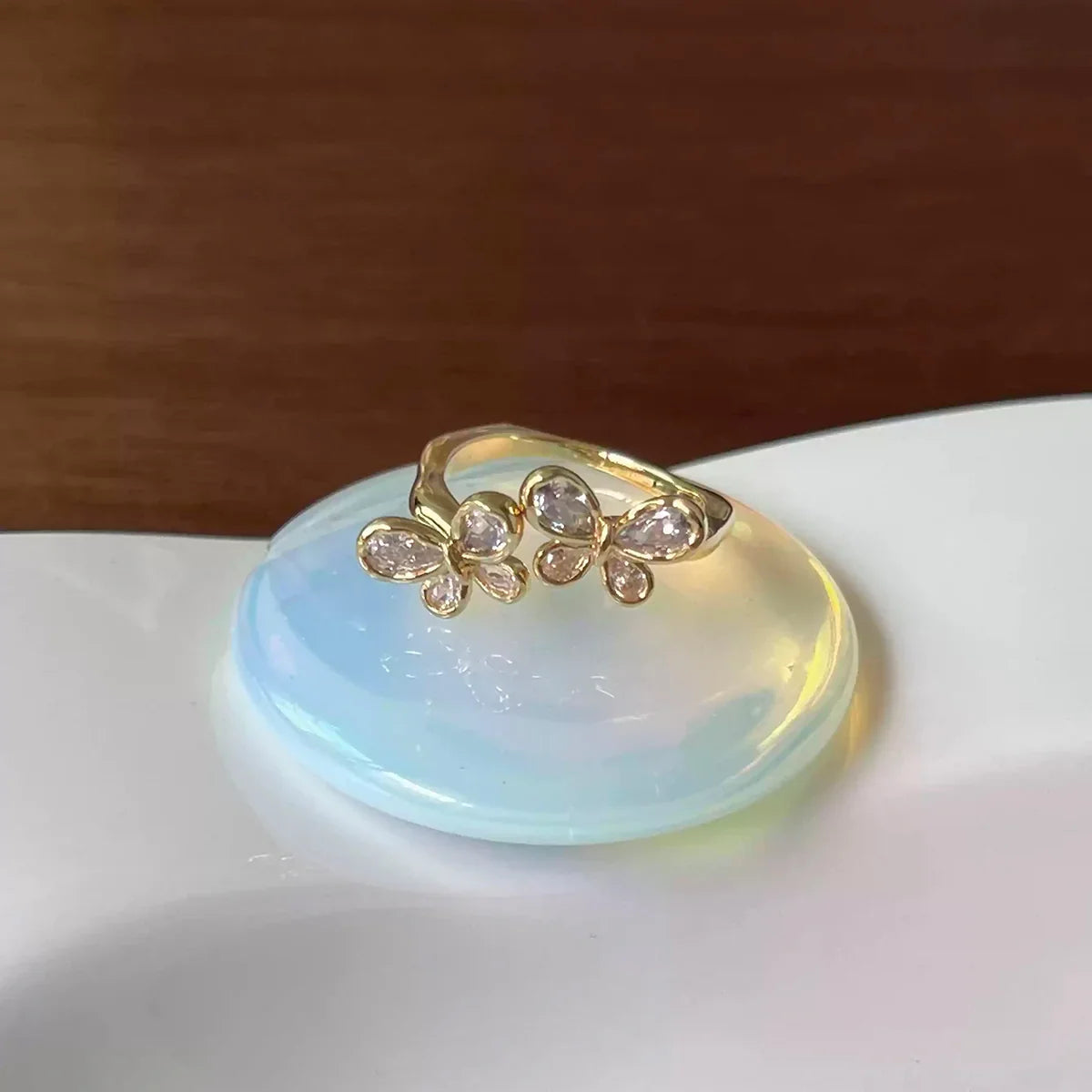 French Spring Enamel Ring