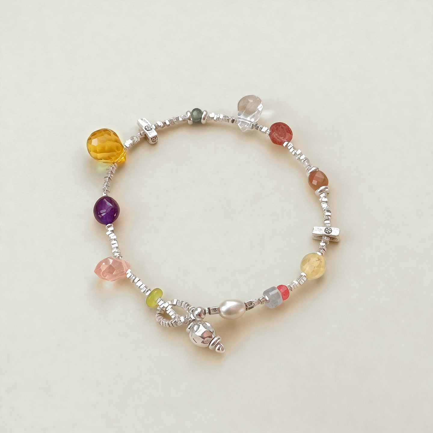 Candyhouse Kristall Silber Armband