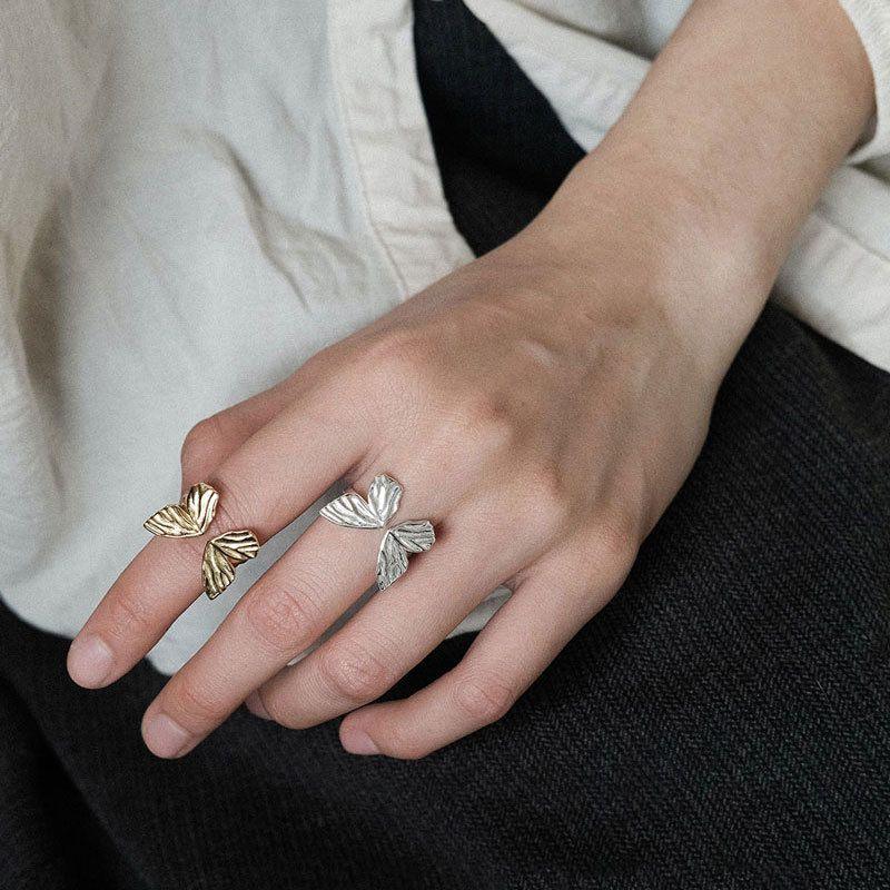 Vintage Flutter – Sterling Silver Butterfly Ring