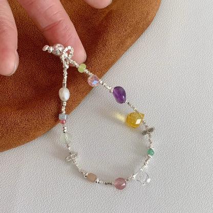 Candyhouse Crystal Silver Bracelet