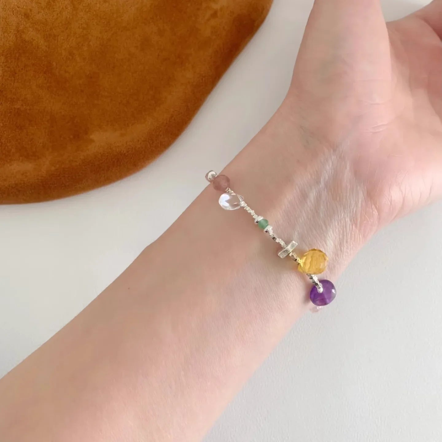 Candyhouse Crystal Silver Bracelet