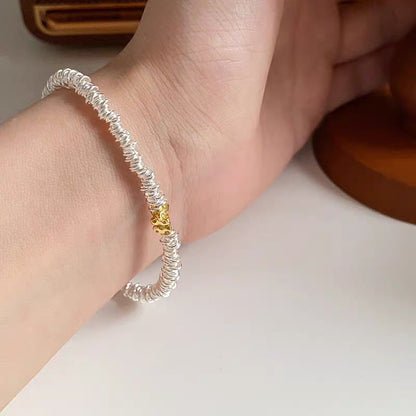 Dual Tone – Sterling Silver Bracelet