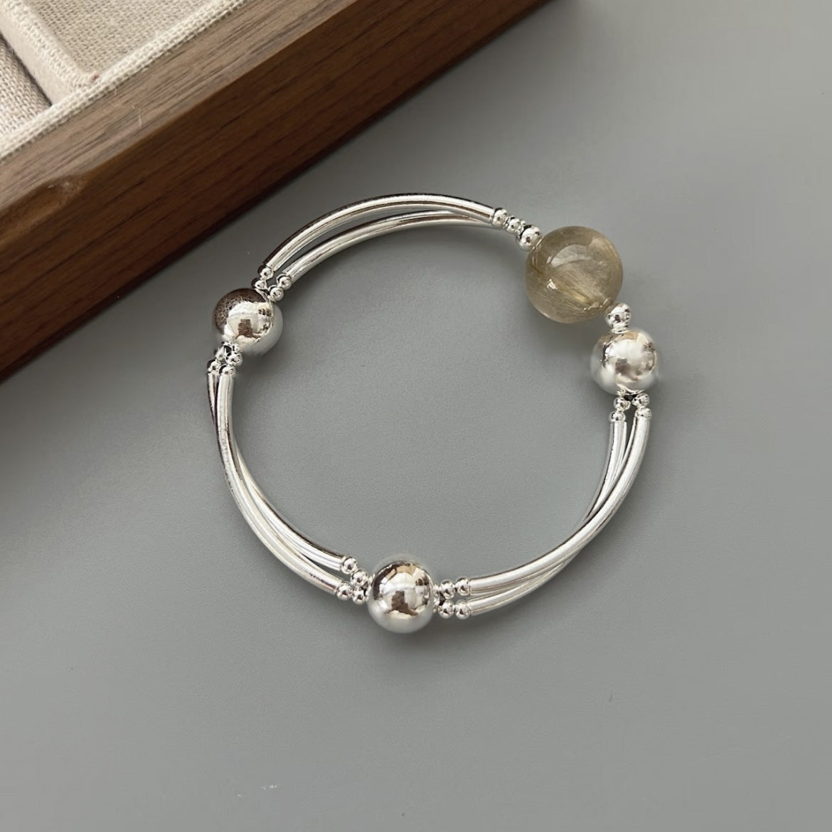 Rutilated Quartz Bracelet