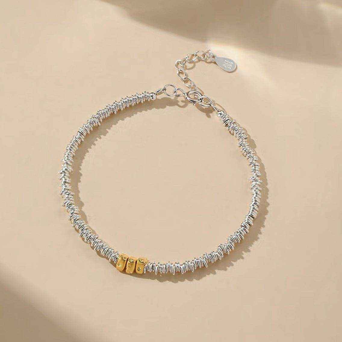 Dual Tone – Sterling Silver Bracelet