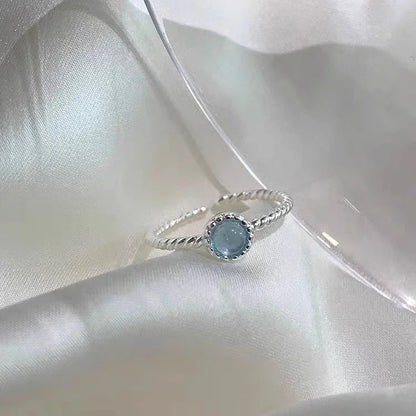 Serenity Twist – Sterling Silver Ring