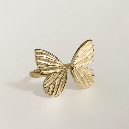 Vintage Flutter – Sterling Silver Butterfly Ring