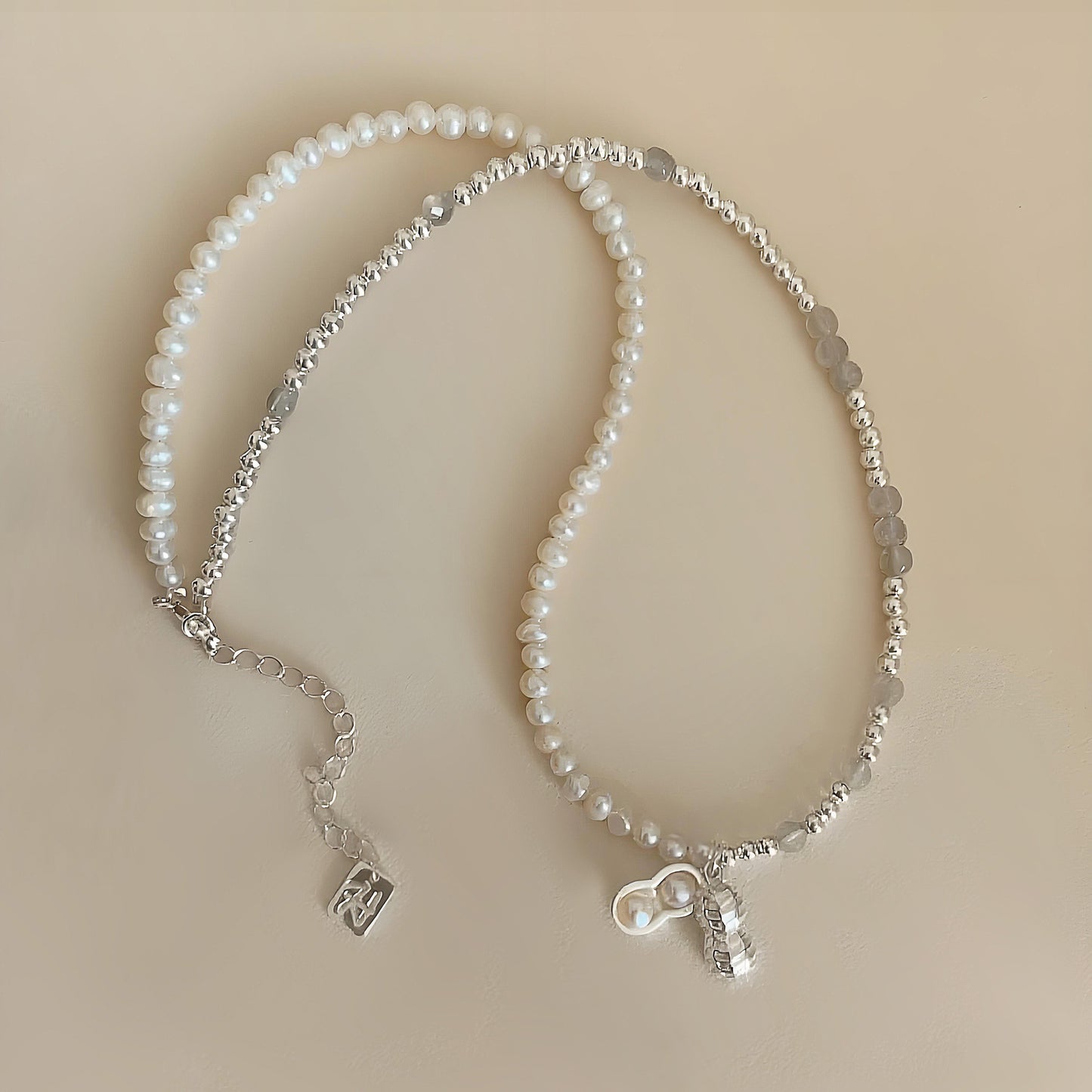 Lucky Peanut Pearl Necklace