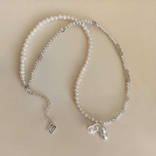 Lucky Peanut Pearl Necklace
