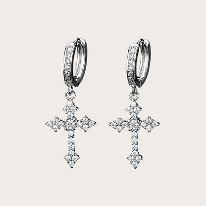 Cross Earrings Hypoallergenic Dangle Earrings
