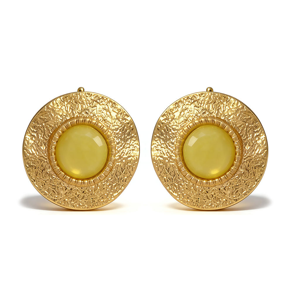 Elegant Vintage Dome Stud Earrings