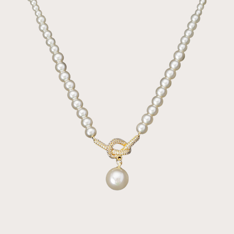 Graceful Pendant Aurora Pearl Necklace Women's Jewelry