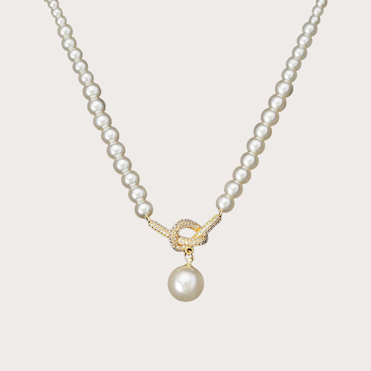 Graceful Pendant Aurora Pearl Necklace Women's Jewelry