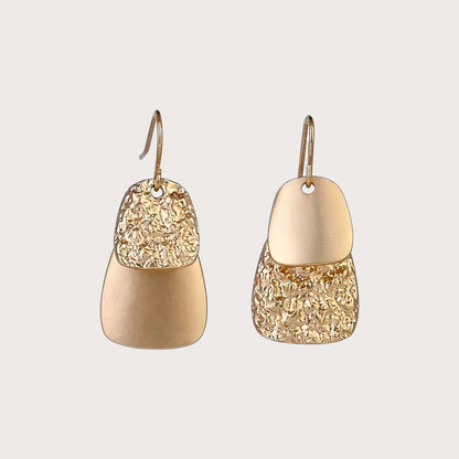 Layered Metal Stud Elegant Earrings
