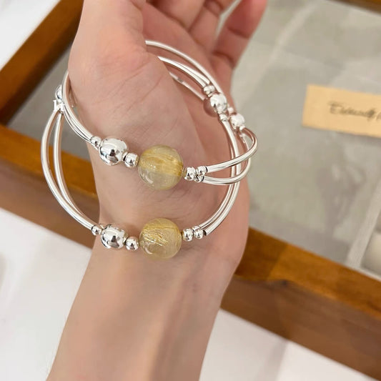 Rutilated Quartz Bracelet