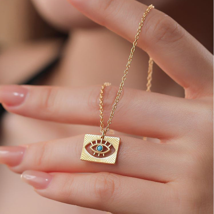 Evil Eye Turquoise Necklace