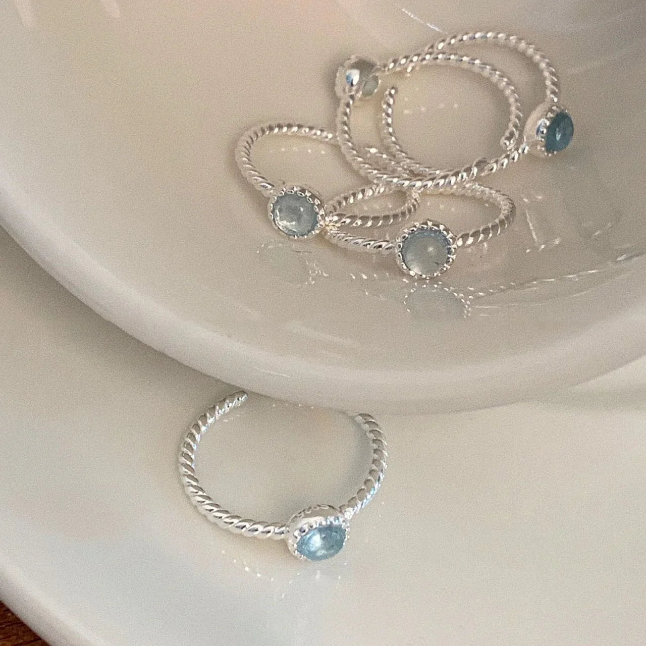 Serenity Twist – Sterling Silver Ring
