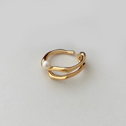 Lentil Pearl Sterling Silver Set