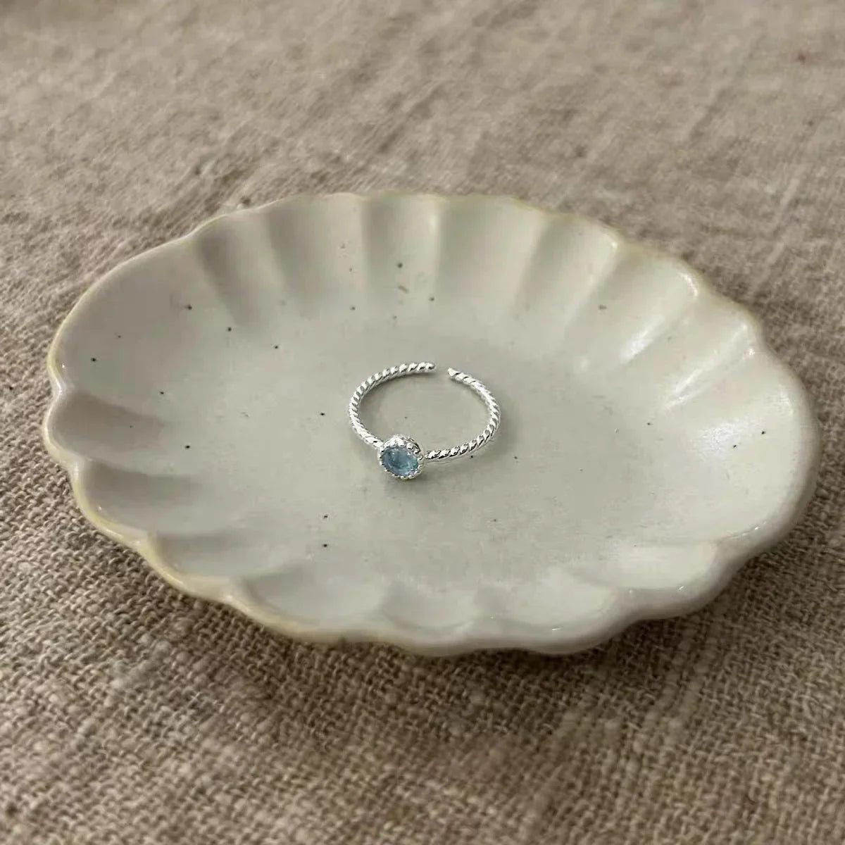 Serenity Twist – Sterling Silver Ring