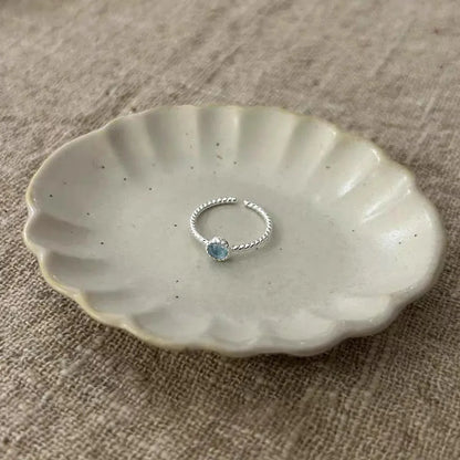 Serenity Twist – Sterling Silver Ring