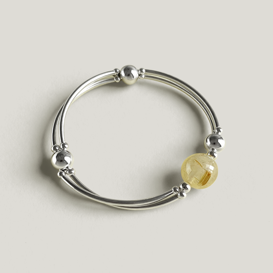 Rutilated Quartz Bracelet